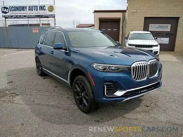 1 Photograph of a damaged car 5UXCW2C00M9E24025 BMW X7 2021