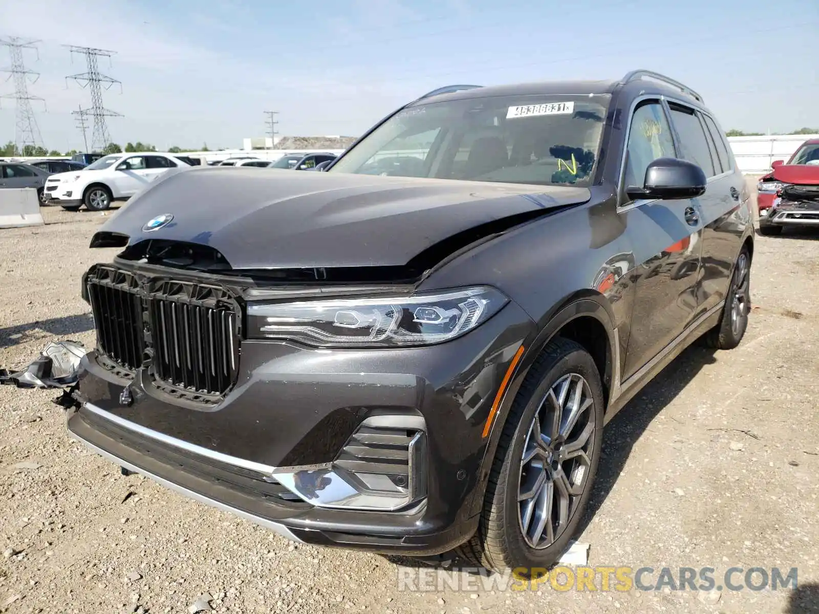 2 Photograph of a damaged car 5UXCW2C00M9G78446 BMW X7 2021