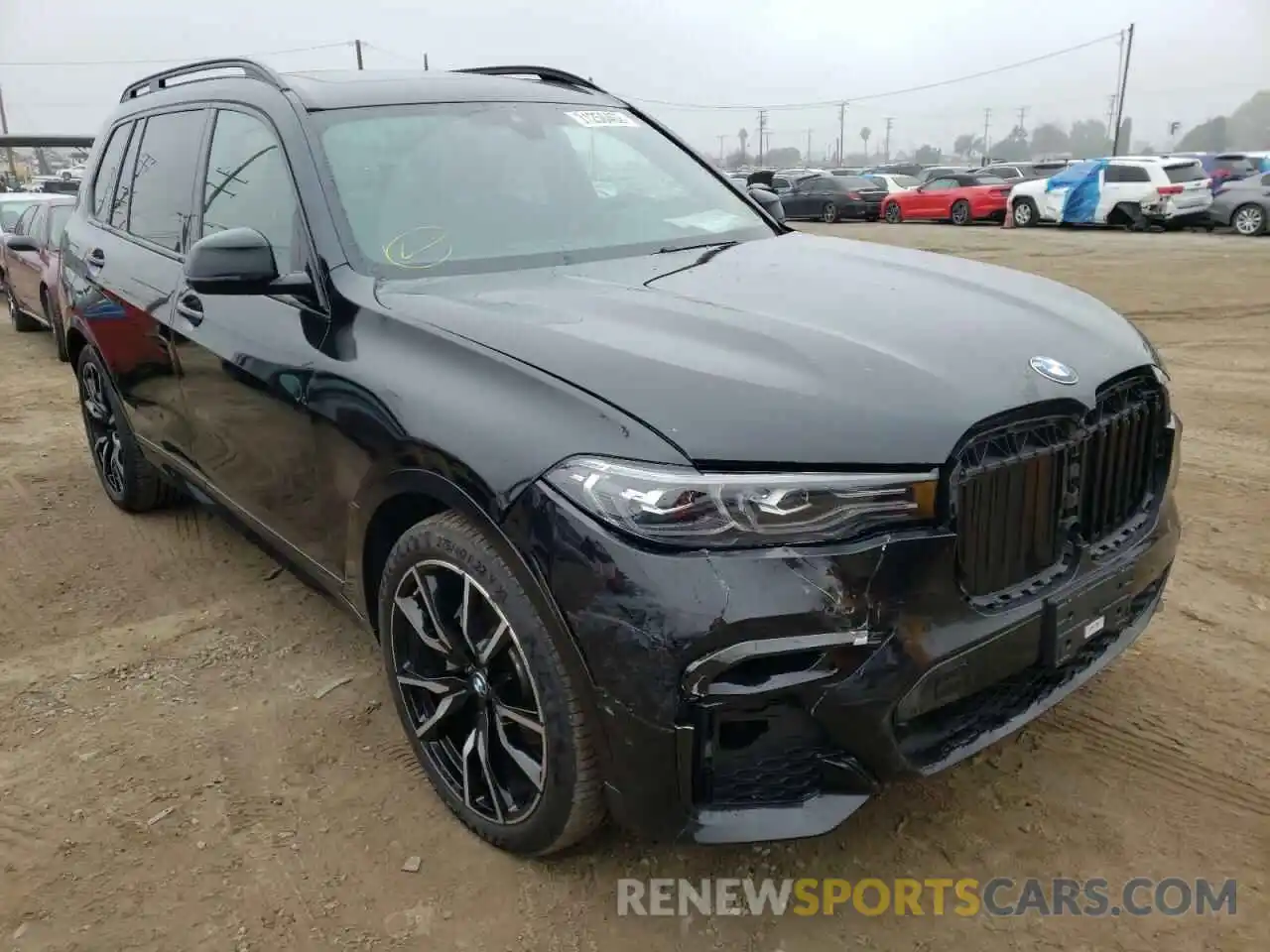 1 Photograph of a damaged car 5UXCW2C01M9G80920 BMW X7 2021