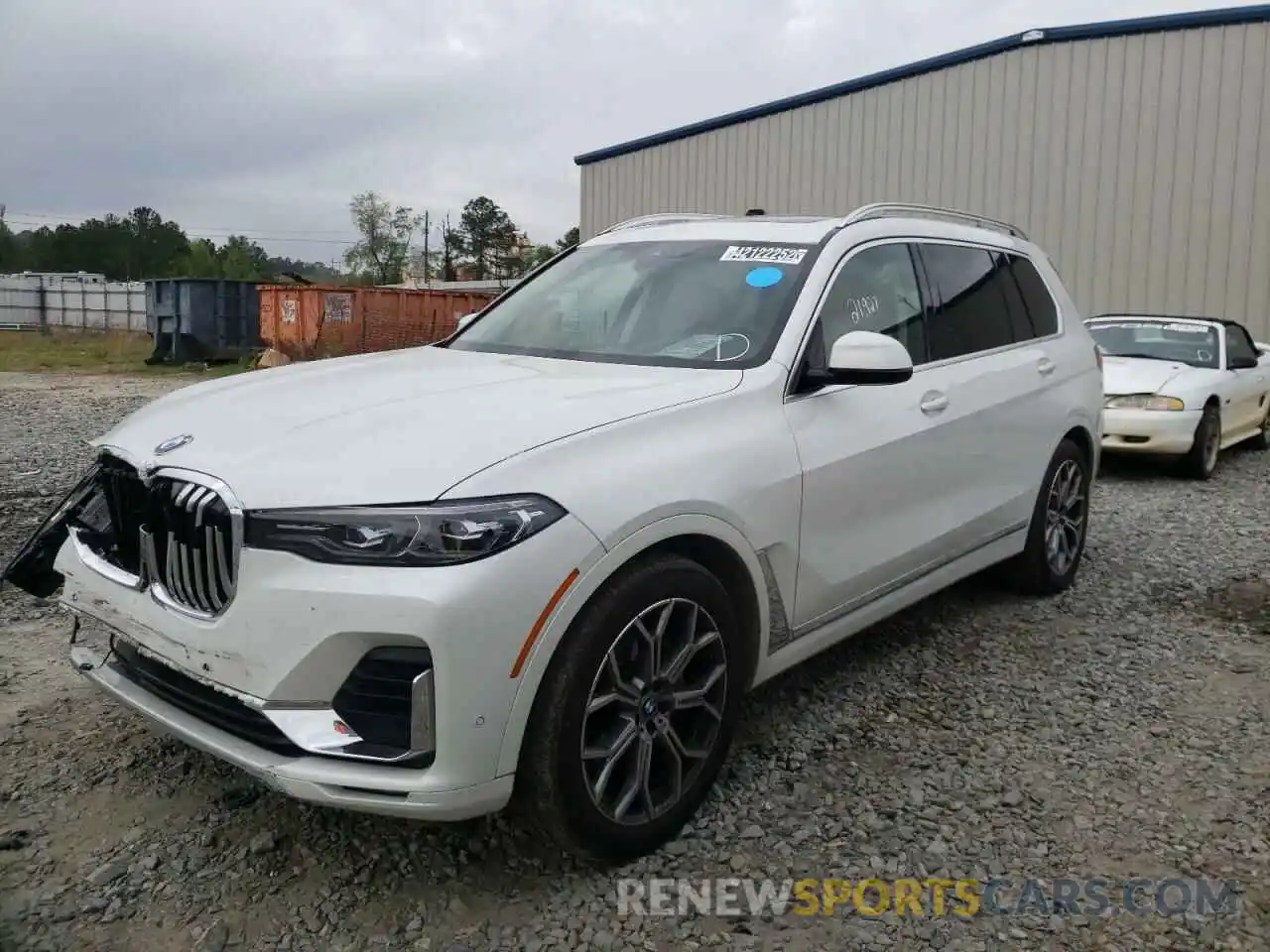 2 Фотография поврежденного автомобиля 5UXCW2C01M9H13737 BMW X7 2021