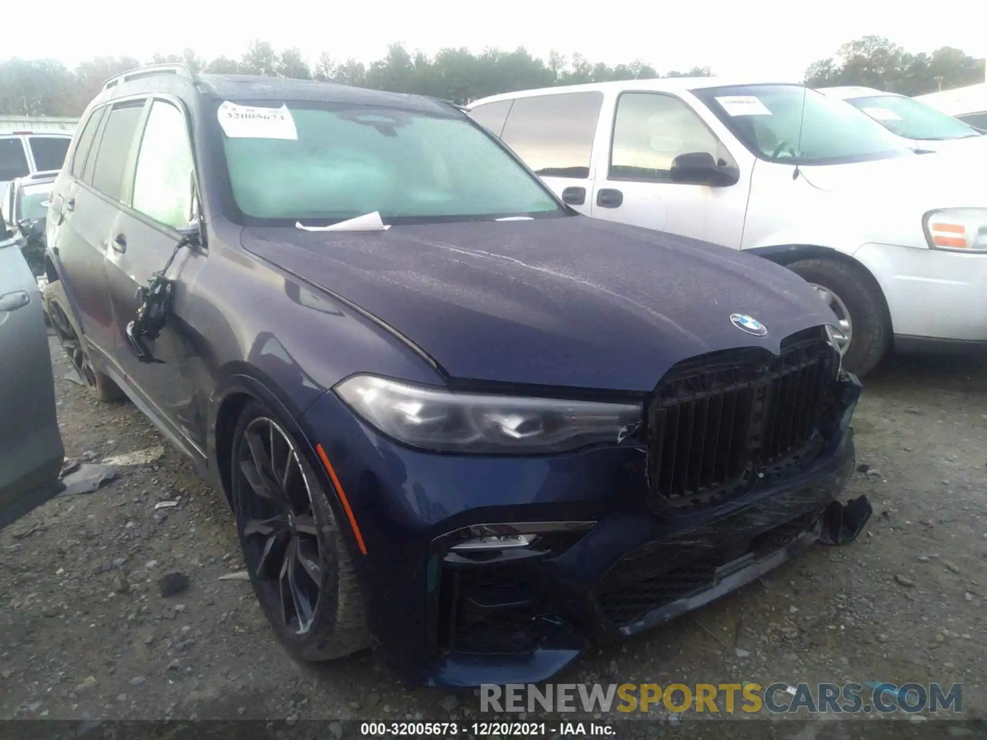 1 Photograph of a damaged car 5UXCW2C02M9D82795 BMW X7 2021