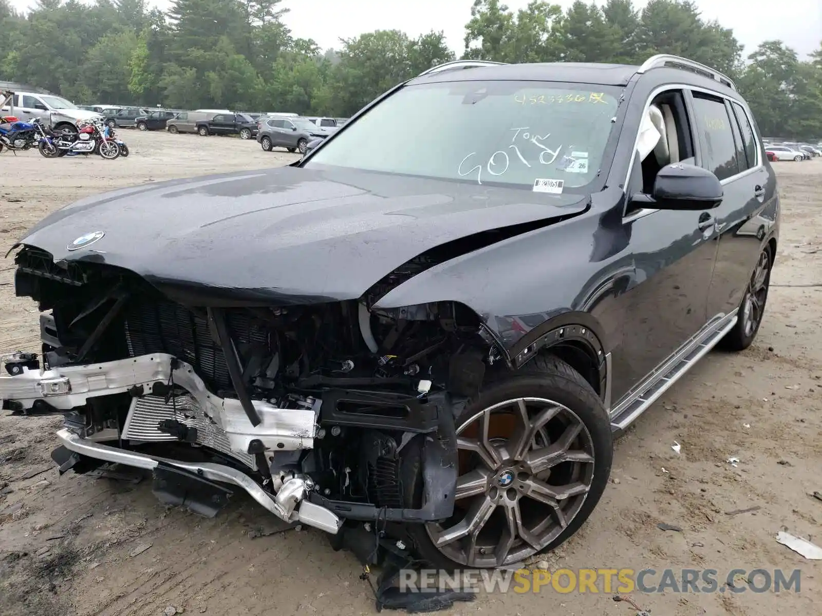 2 Фотография поврежденного автомобиля 5UXCW2C02M9F71463 BMW X7 2021
