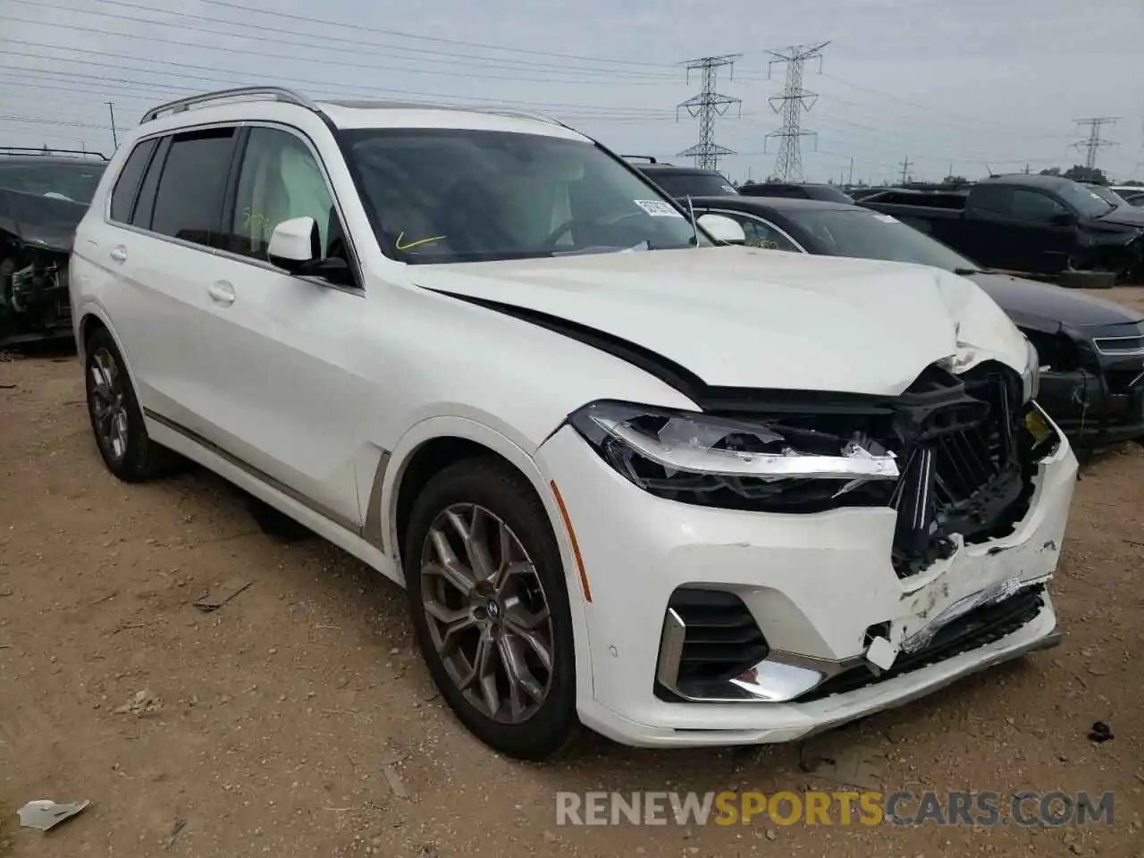 1 Photograph of a damaged car 5UXCW2C02M9F75593 BMW X7 2021