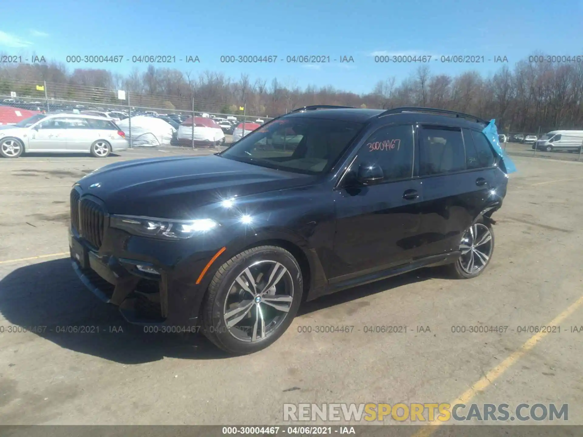 2 Фотография поврежденного автомобиля 5UXCW2C03M9F09764 BMW X7 2021