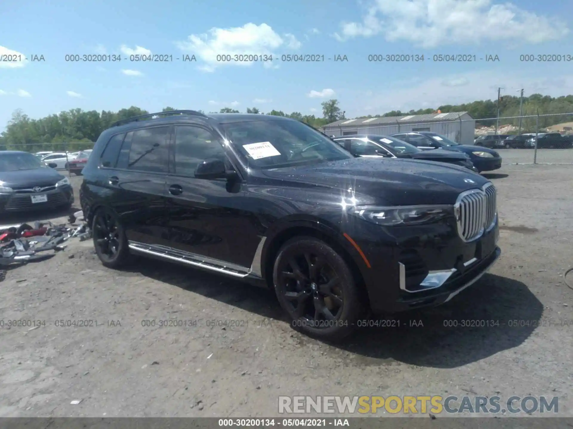 1 Photograph of a damaged car 5UXCW2C04M9D83107 BMW X7 2021