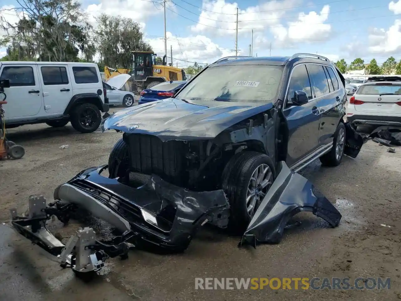 2 Photograph of a damaged car 5UXCW2C04M9G13793 BMW X7 2021