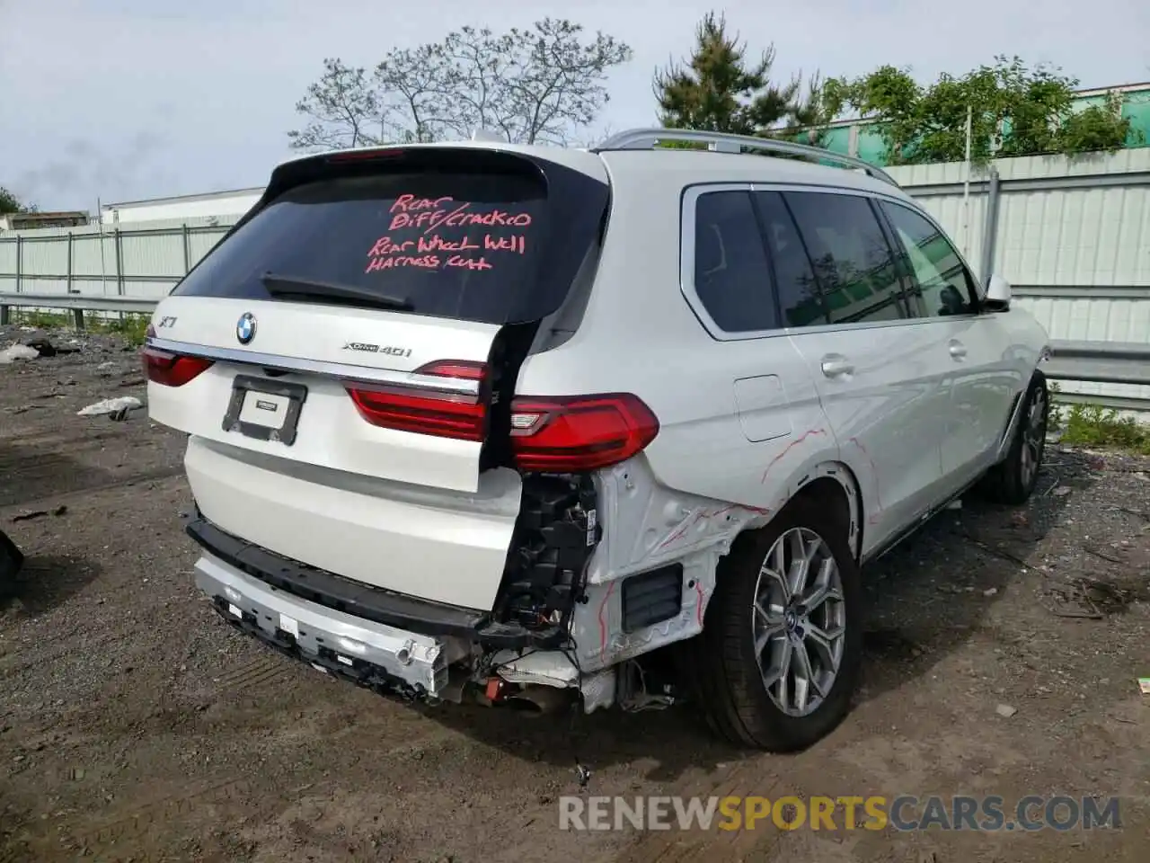 4 Фотография поврежденного автомобиля 5UXCW2C04M9G74173 BMW X7 2021