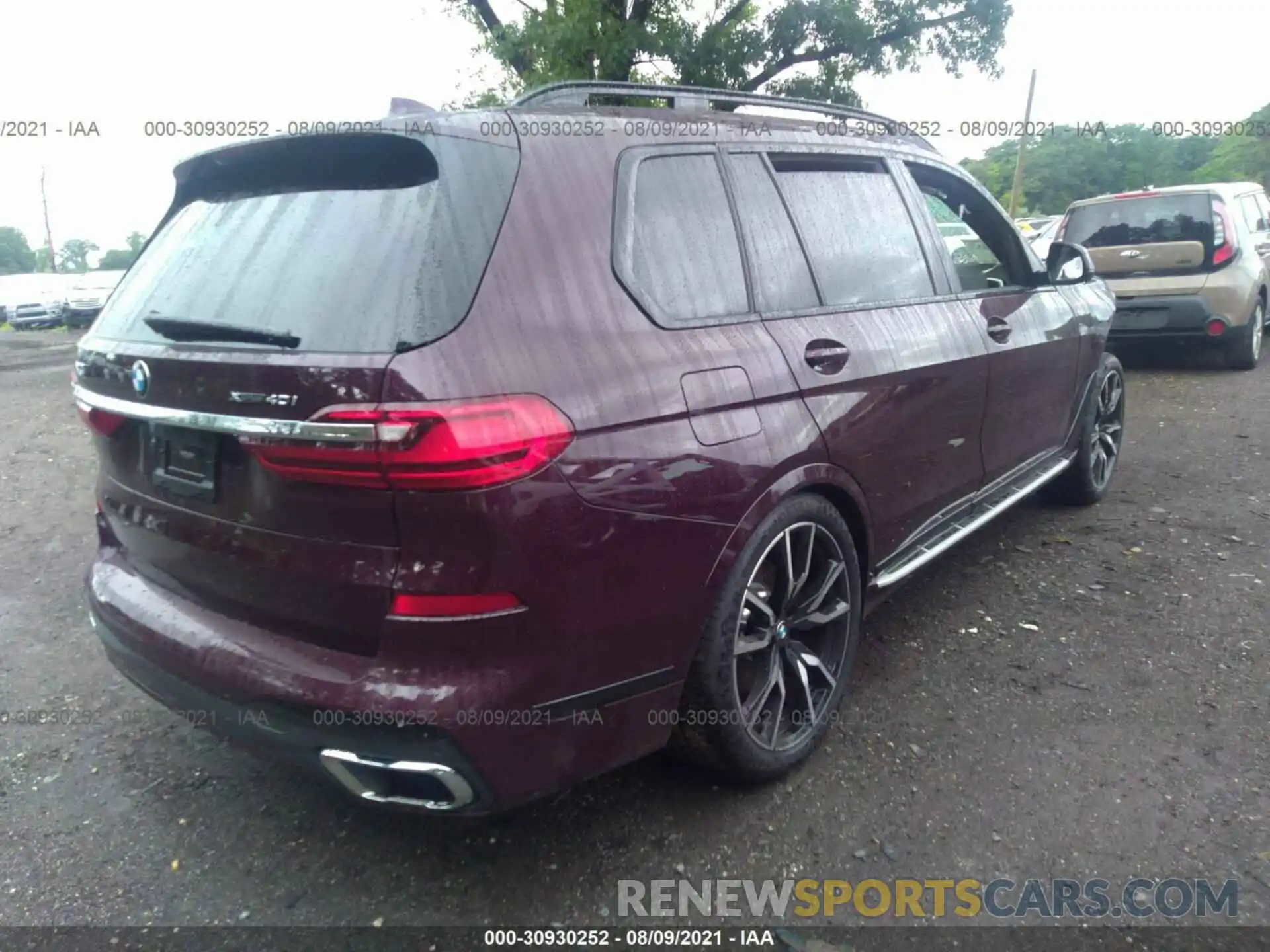 4 Фотография поврежденного автомобиля 5UXCW2C05M9G52344 BMW X7 2021