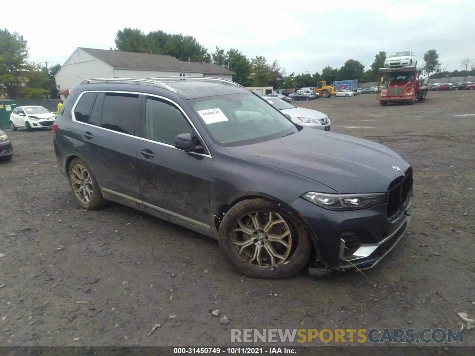 1 Photograph of a damaged car 5UXCW2C06M9G03573 BMW X7 2021