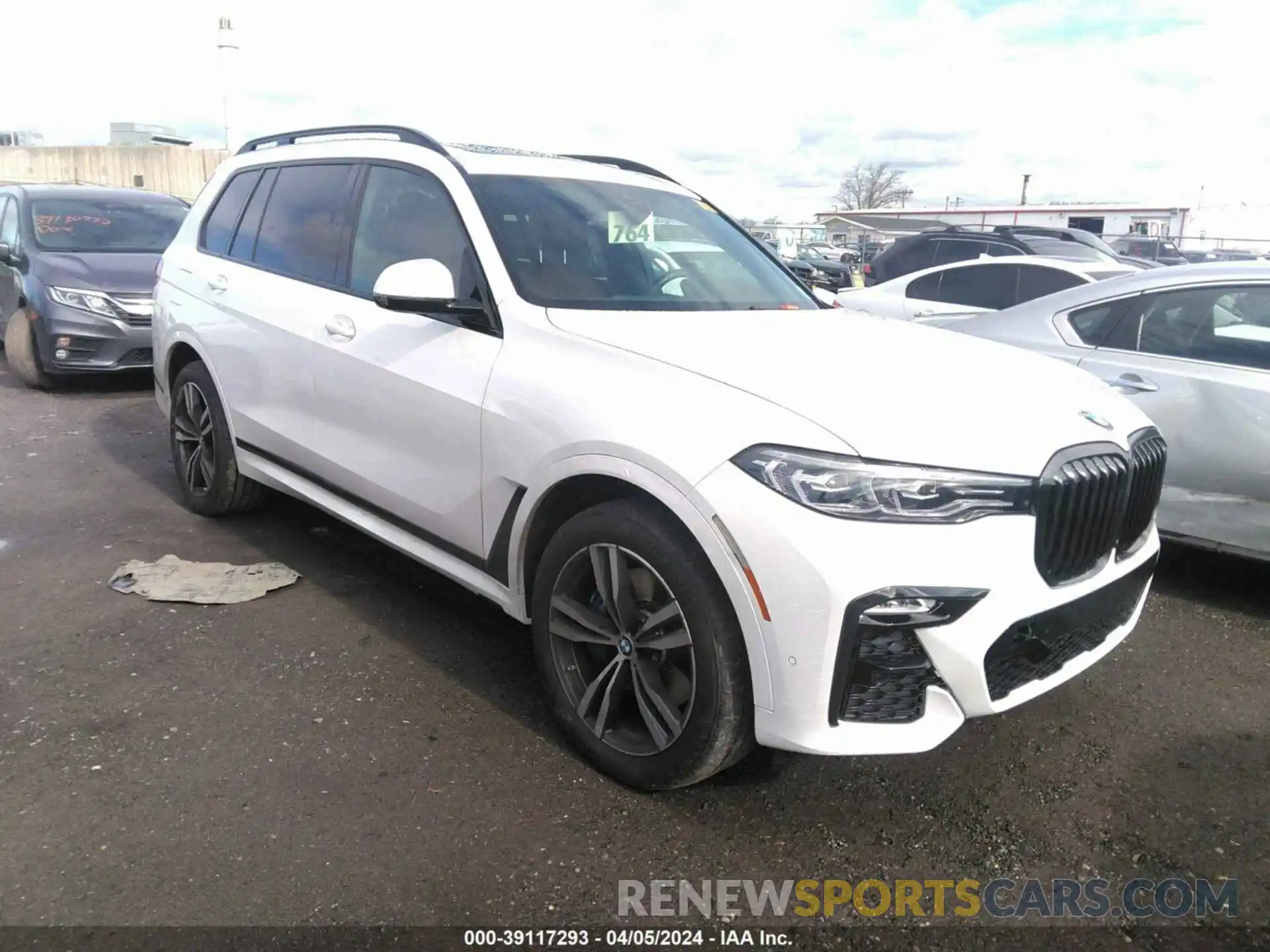 1 Photograph of a damaged car 5UXCW2C06M9H11594 BMW X7 2021