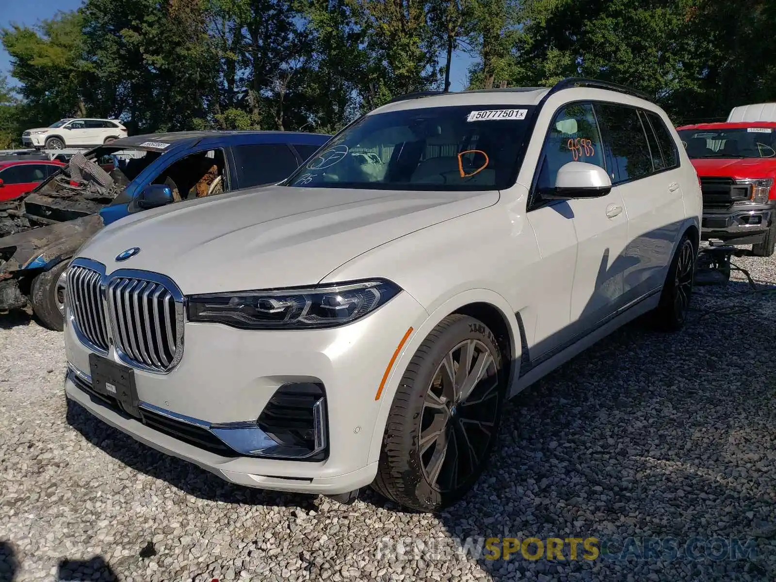 2 Фотография поврежденного автомобиля 5UXCW2C07M9E06122 BMW X7 2021