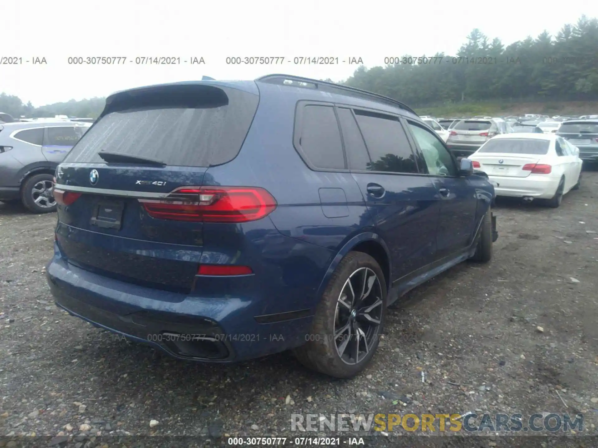 4 Фотография поврежденного автомобиля 5UXCW2C07M9E43574 BMW X7 2021