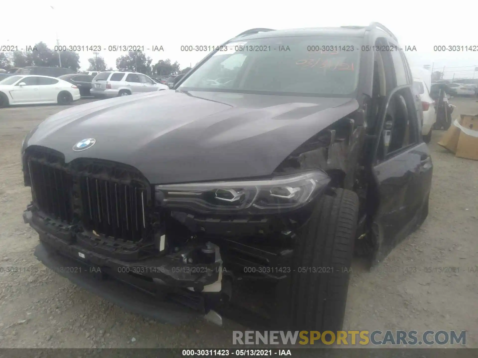 6 Фотография поврежденного автомобиля 5UXCW2C07M9E78440 BMW X7 2021