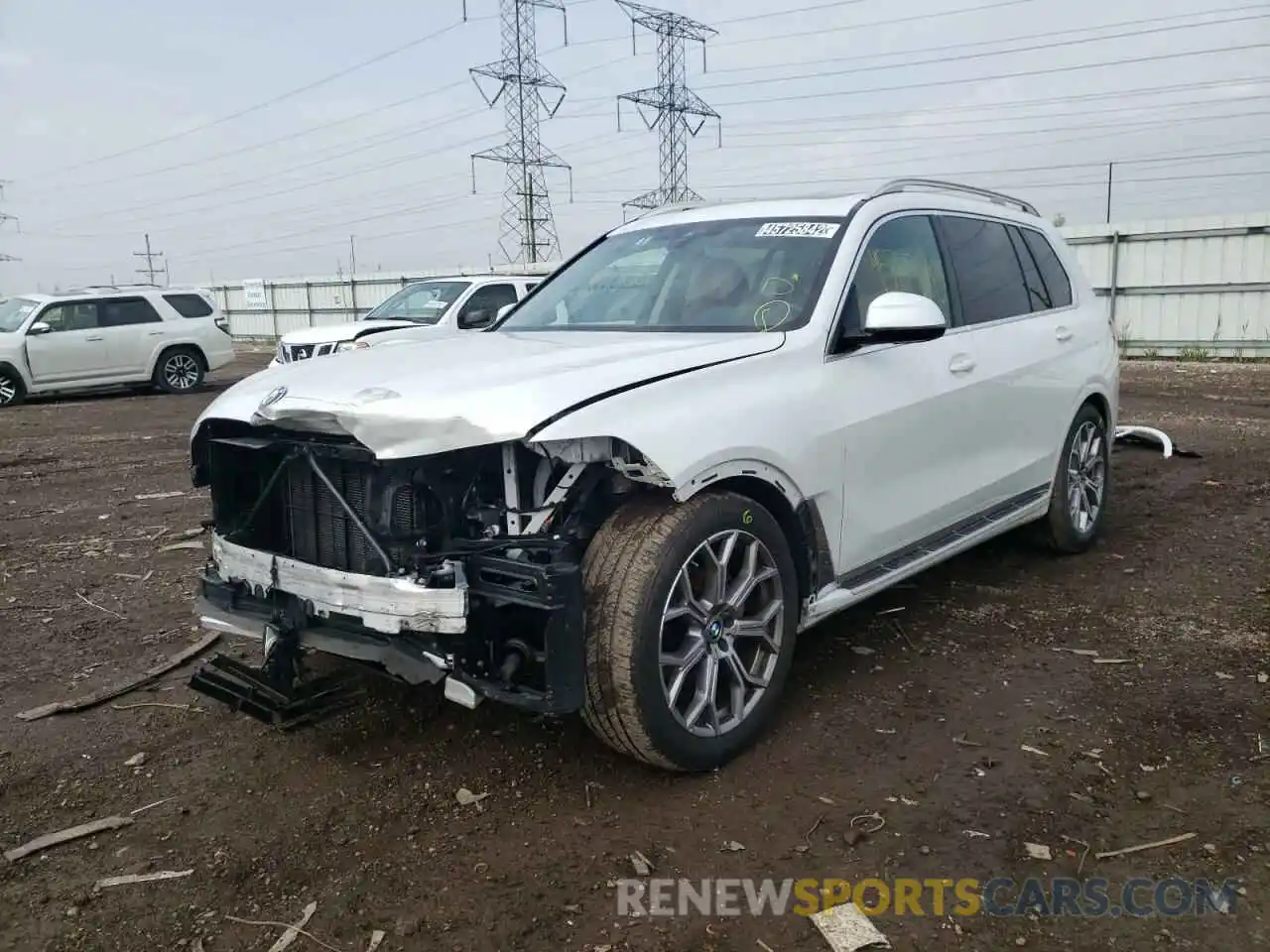 2 Фотография поврежденного автомобиля 5UXCW2C07M9F67134 BMW X7 2021