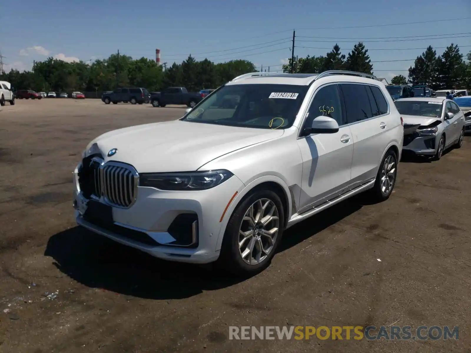 2 Фотография поврежденного автомобиля 5UXCW2C07M9F67408 BMW X7 2021