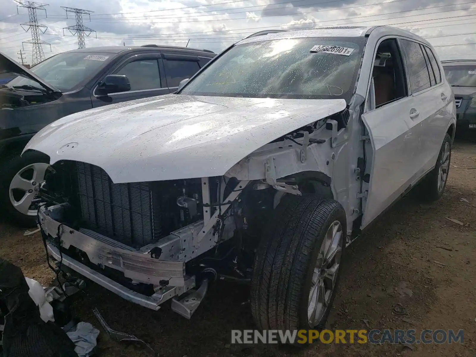 2 Photograph of a damaged car 5UXCW2C07M9G12766 BMW X7 2021