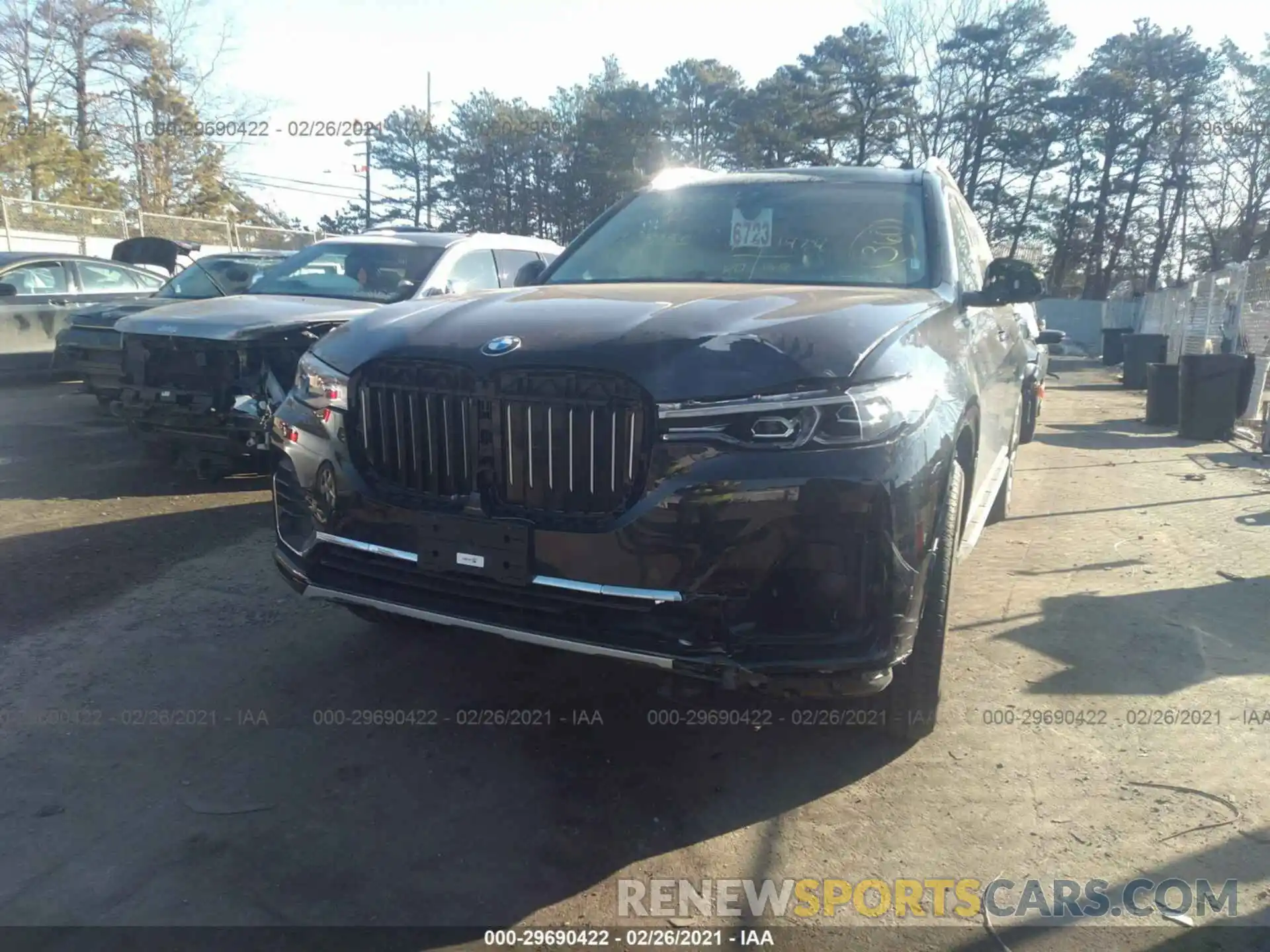 6 Фотография поврежденного автомобиля 5UXCW2C08M9E88409 BMW X7 2021