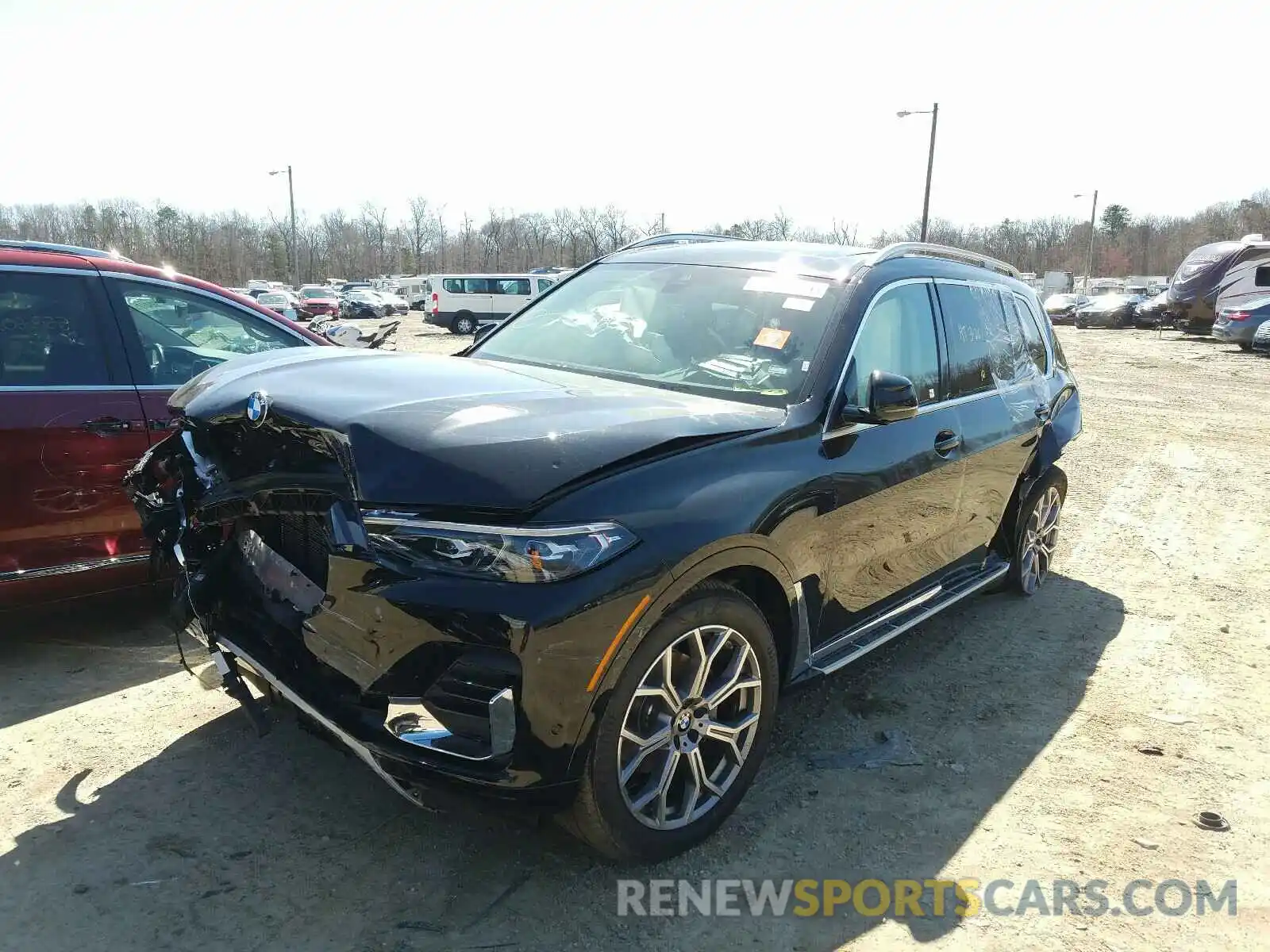 2 Photograph of a damaged car 5UXCW2C09M9G12882 BMW X7 2021