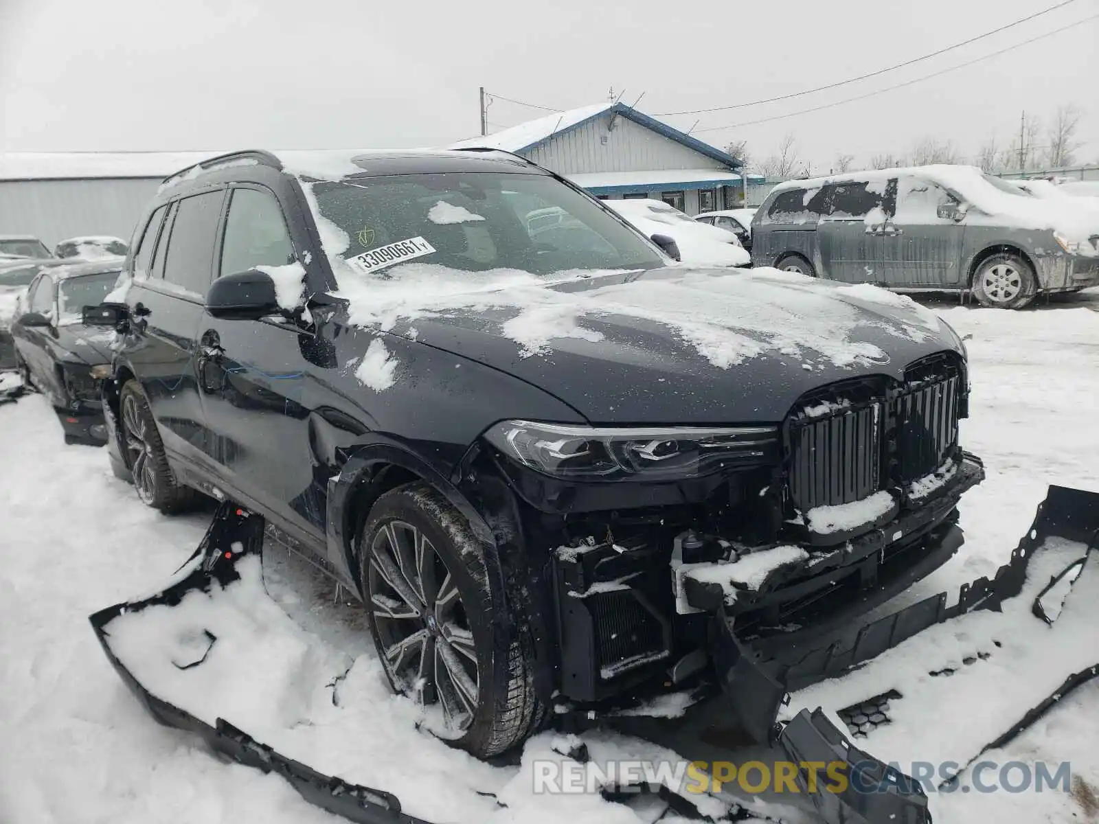 1 Photograph of a damaged car 5UXCW2C0XM9E95359 BMW X7 2021