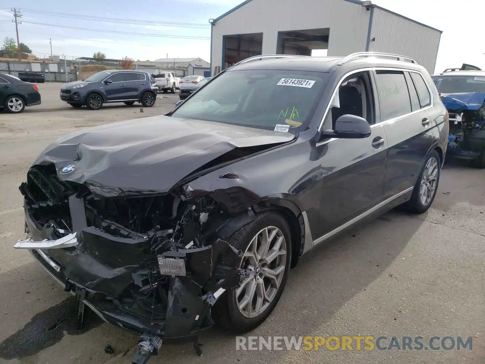 2 Photograph of a damaged car 5UXCW2C0XM9G56499 BMW X7 2021