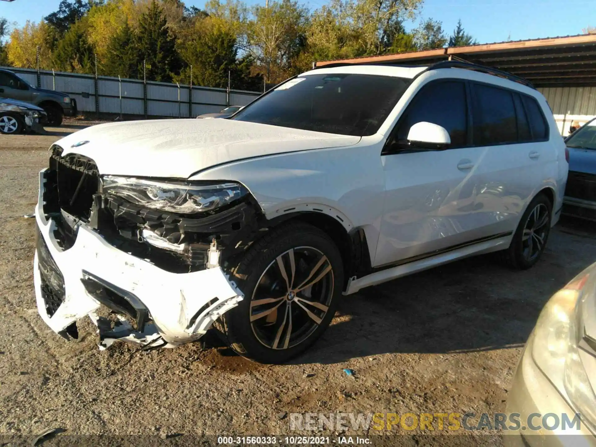 2 Photograph of a damaged car 5UXCW2C0XM9H79316 BMW X7 2021