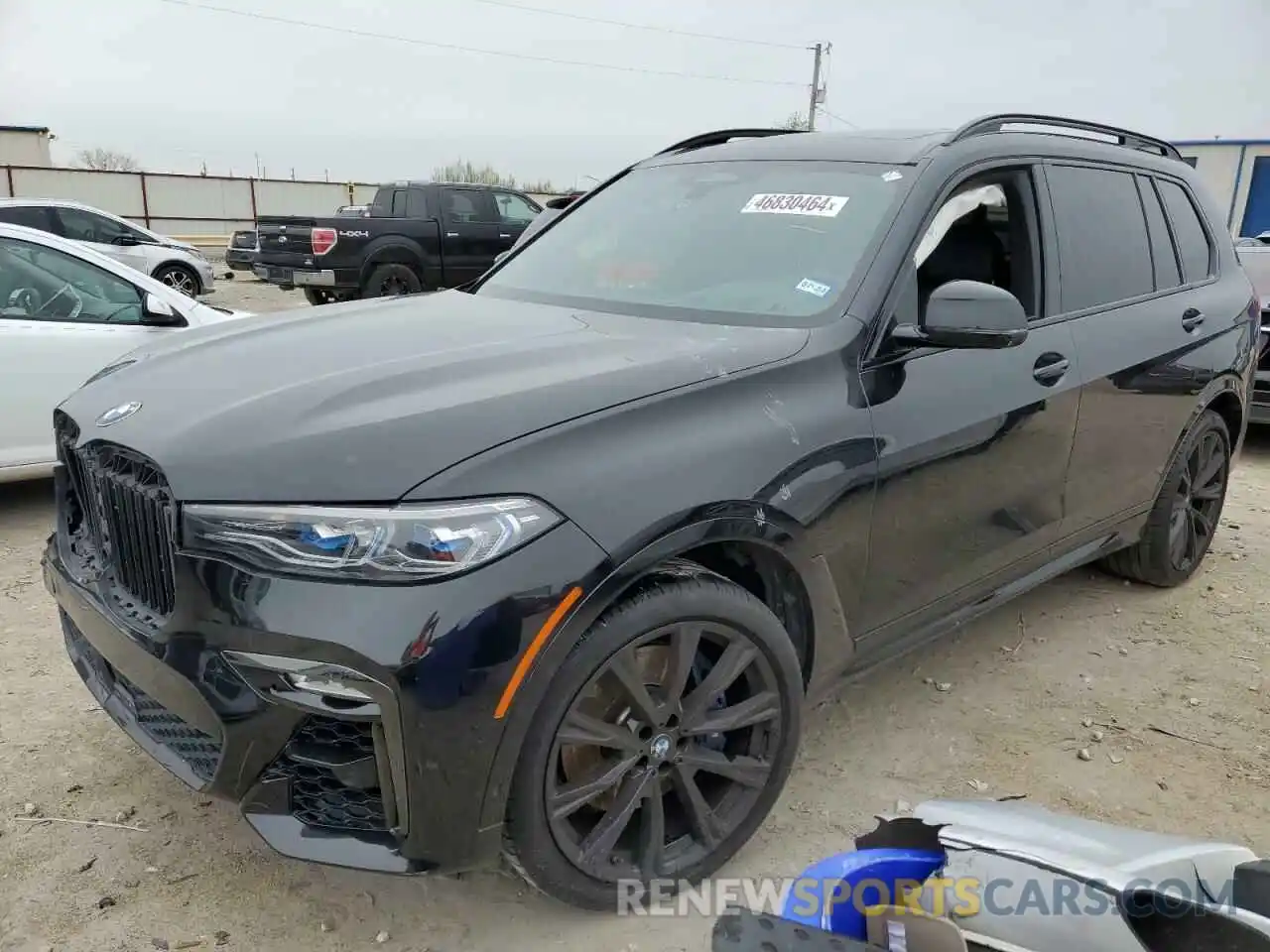 1 Photograph of a damaged car 5UXCX6C03M9D74354 BMW X7 2021