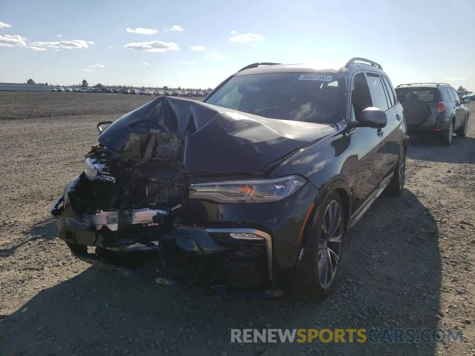 2 Photograph of a damaged car 5UXCX6C07M9G06969 BMW X7 2021