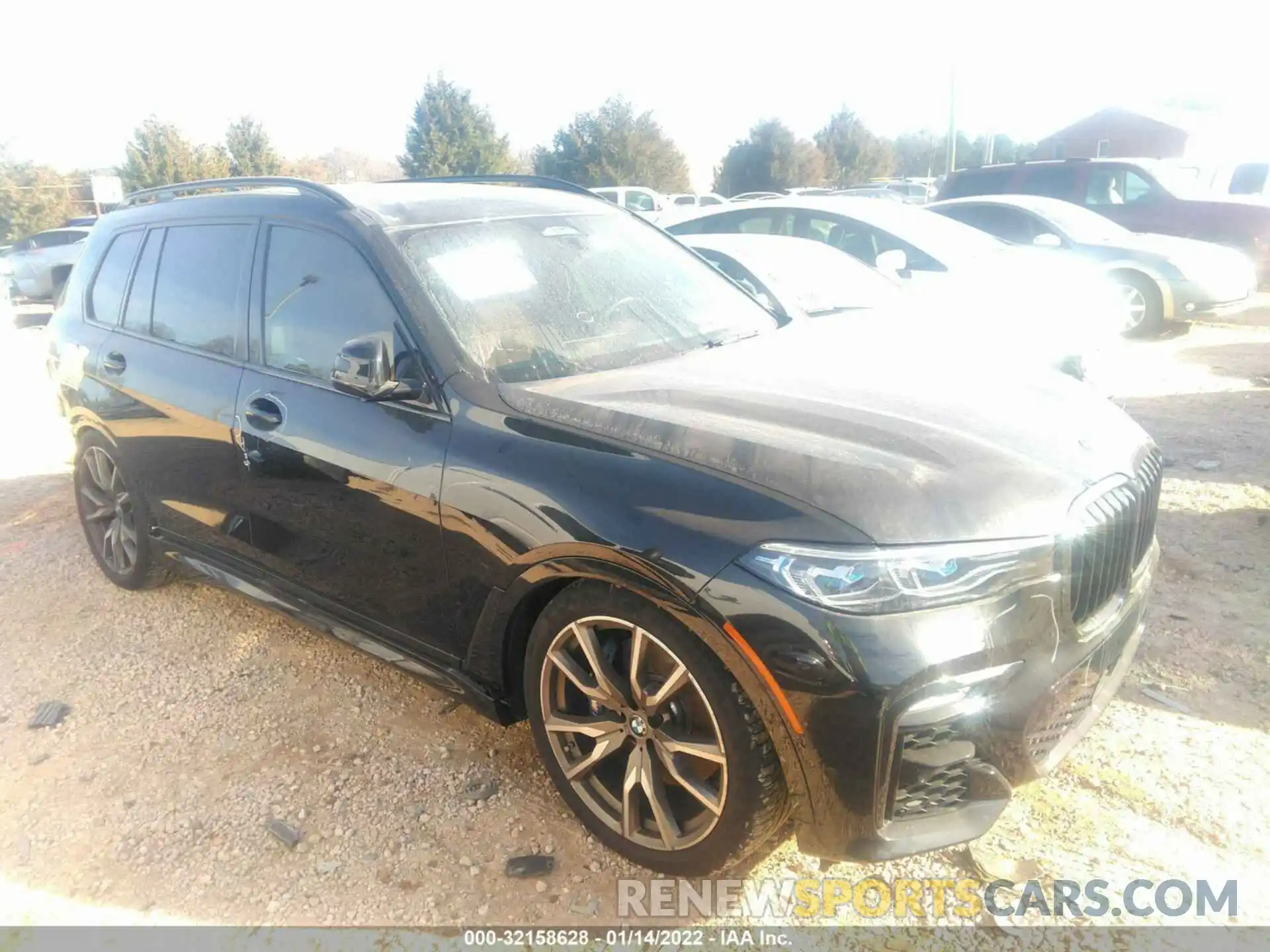 1 Photograph of a damaged car 5UXCX6C07M9H03539 BMW X7 2021