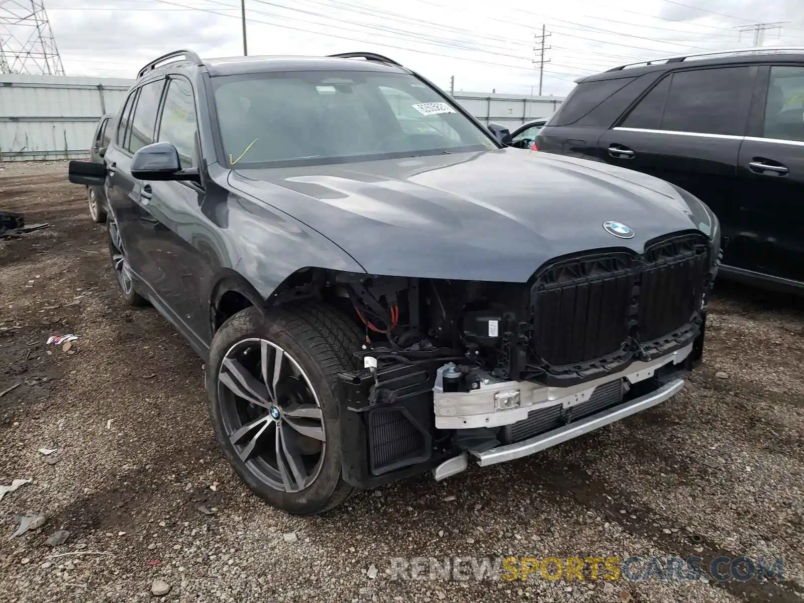 1 Photograph of a damaged car 5UXCX6C08M9F23227 BMW X7 2021