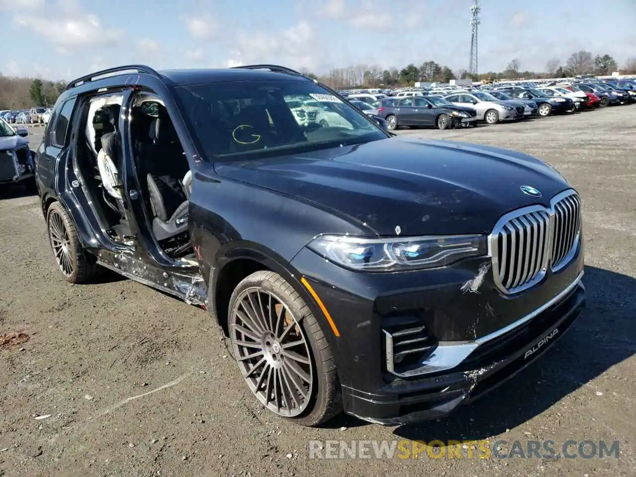 1 Photograph of a damaged car 5UXCX6C10M9G23167 BMW X7 2021