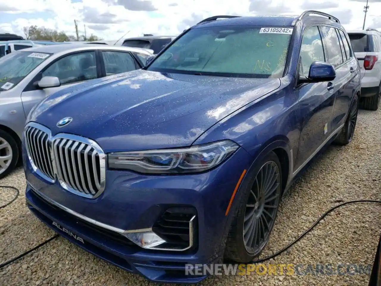 2 Photograph of a damaged car 5UXCX6C18M9H52547 BMW X7 2021