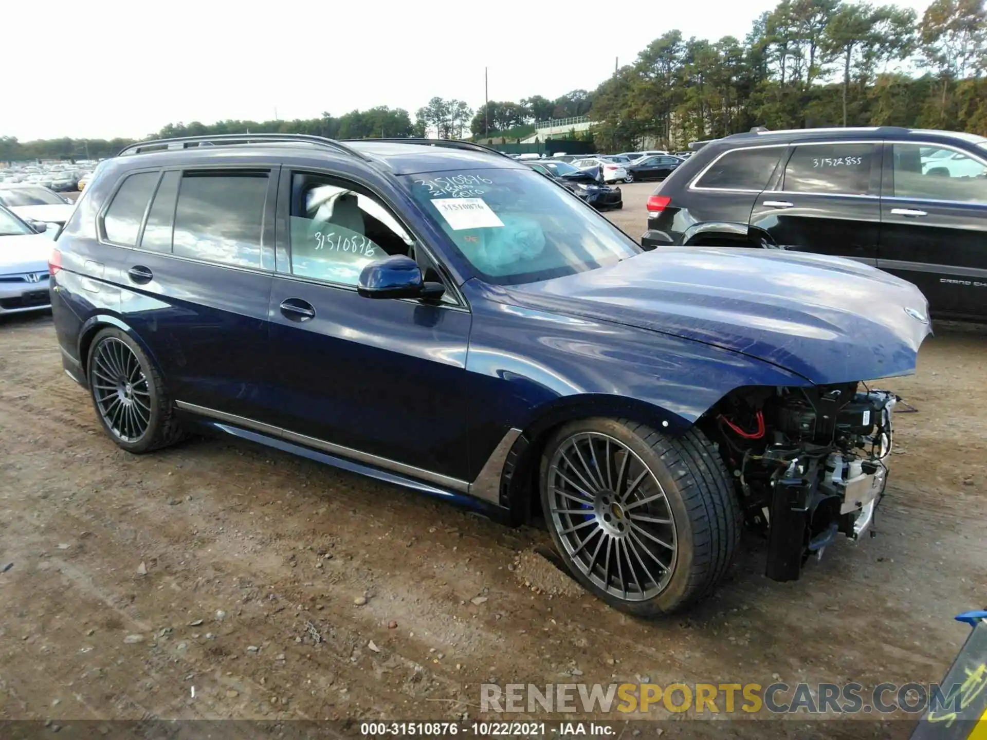 1 Photograph of a damaged car 5UXCX6C1XM9G97079 BMW X7 2021