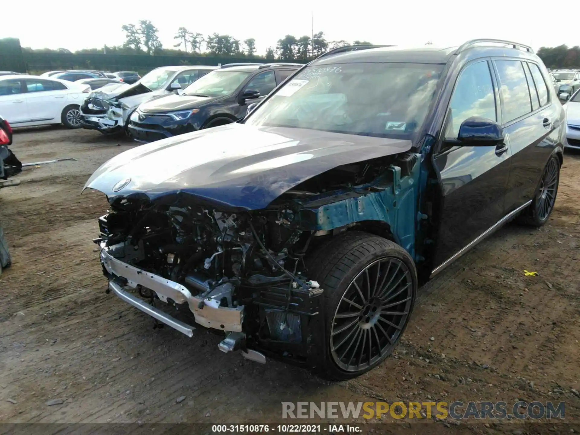 6 Photograph of a damaged car 5UXCX6C1XM9G97079 BMW X7 2021