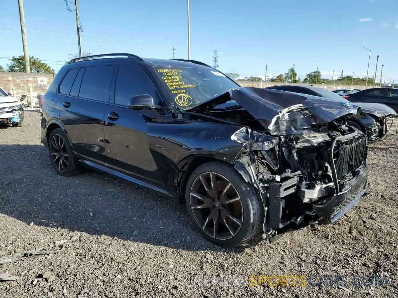 4 Фотография поврежденного автомобиля 5UXCW2C04N9J82760 BMW X7 2022