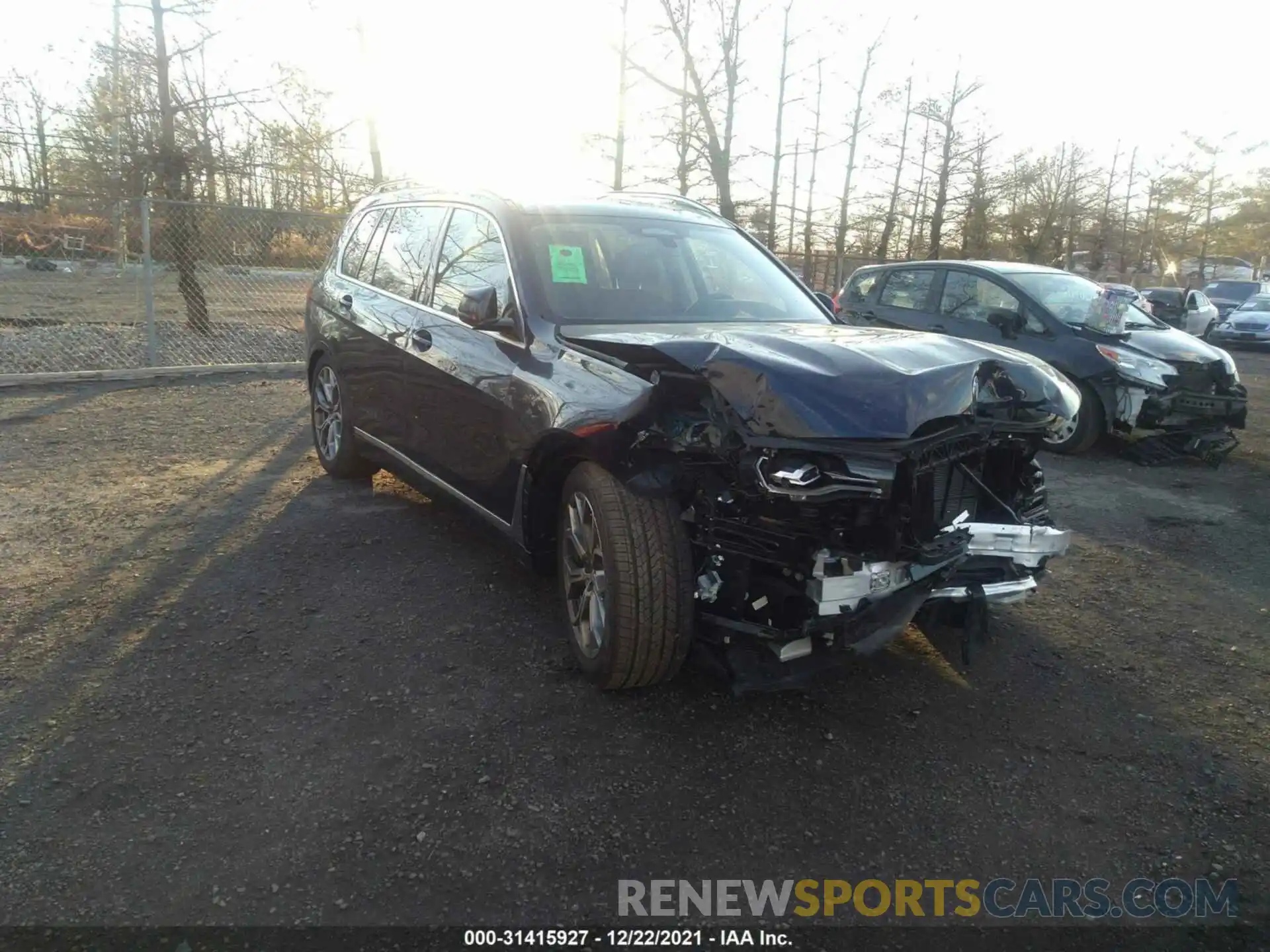 1 Photograph of a damaged car 5UXCW2C05N9J47340 BMW X7 2022