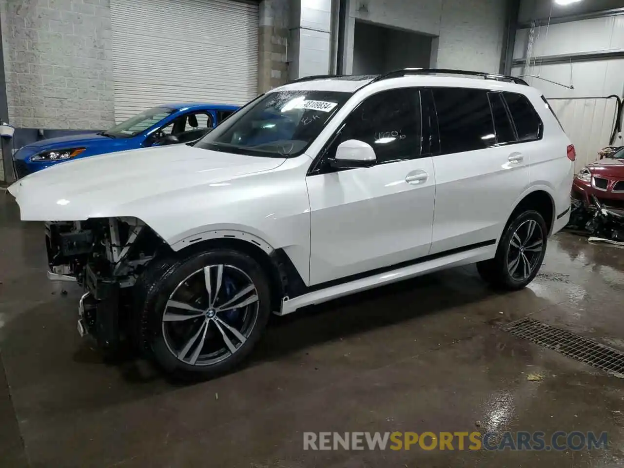 1 Photograph of a damaged car 5UXCW2C07N9K03035 BMW X7 2022