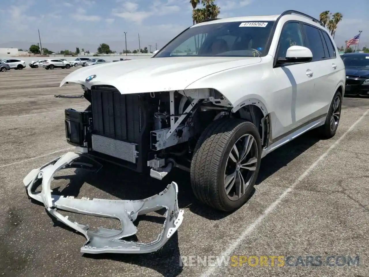 2 Photograph of a damaged car 5UXCW2C09N9J06015 BMW X7 2022