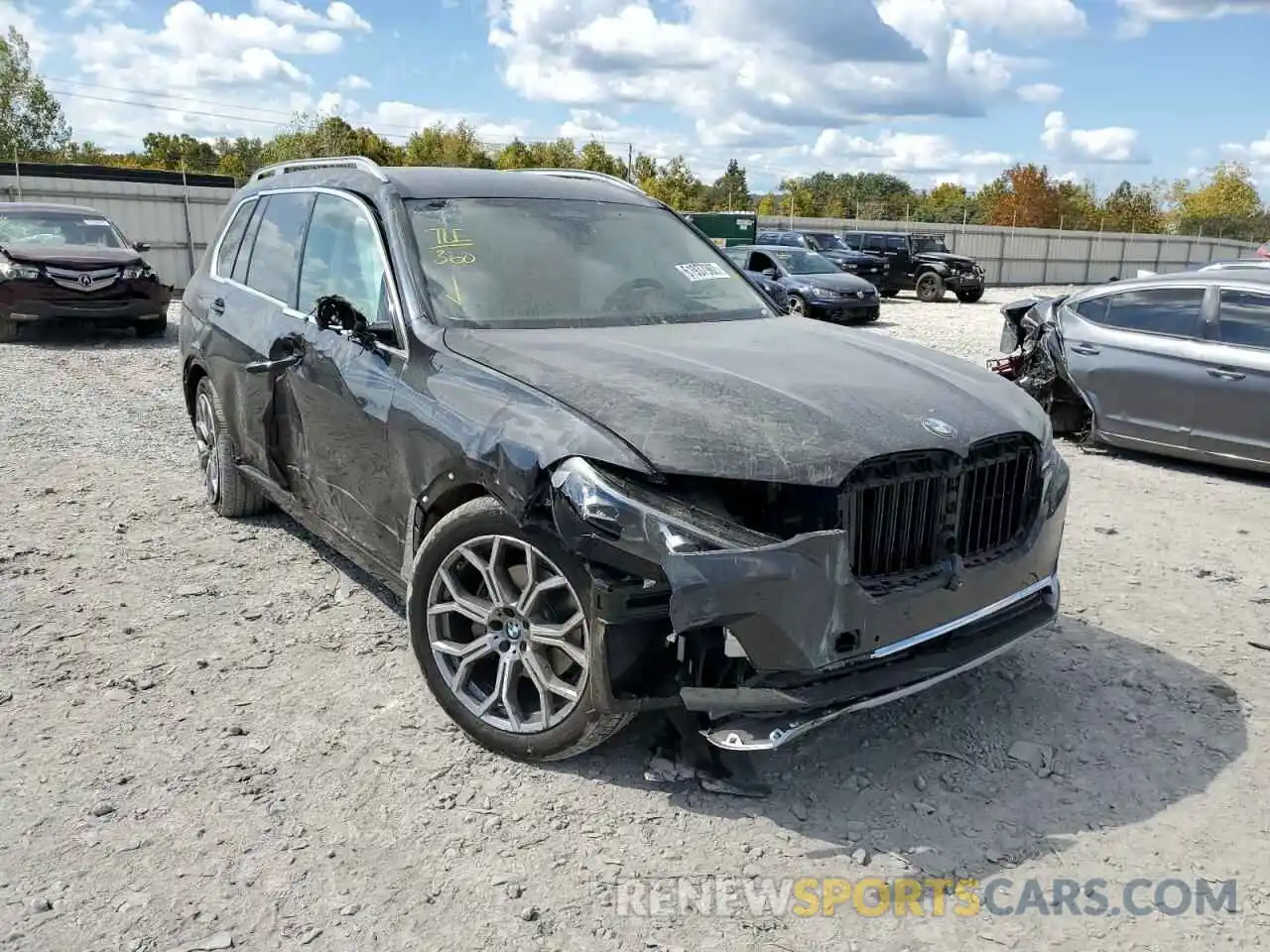 1 Photograph of a damaged car 5UXCW2C09N9N06687 BMW X7 2022