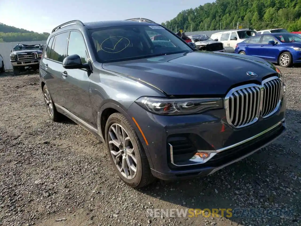 1 Photograph of a damaged car 5UXCW2C0XN9J65722 BMW X7 2022