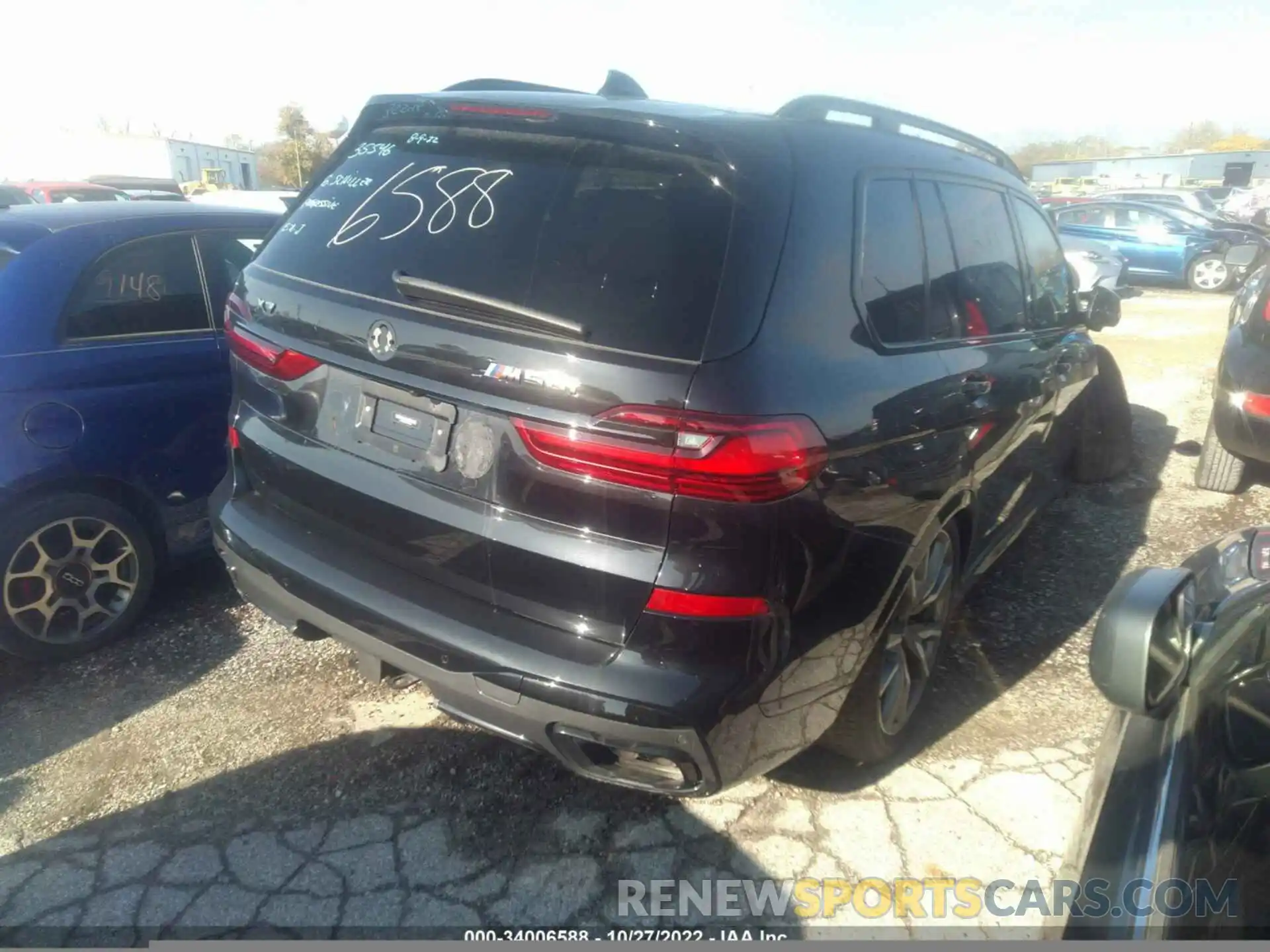 4 Фотография поврежденного автомобиля 5UXCX6C07N9M14336 BMW X7 2022