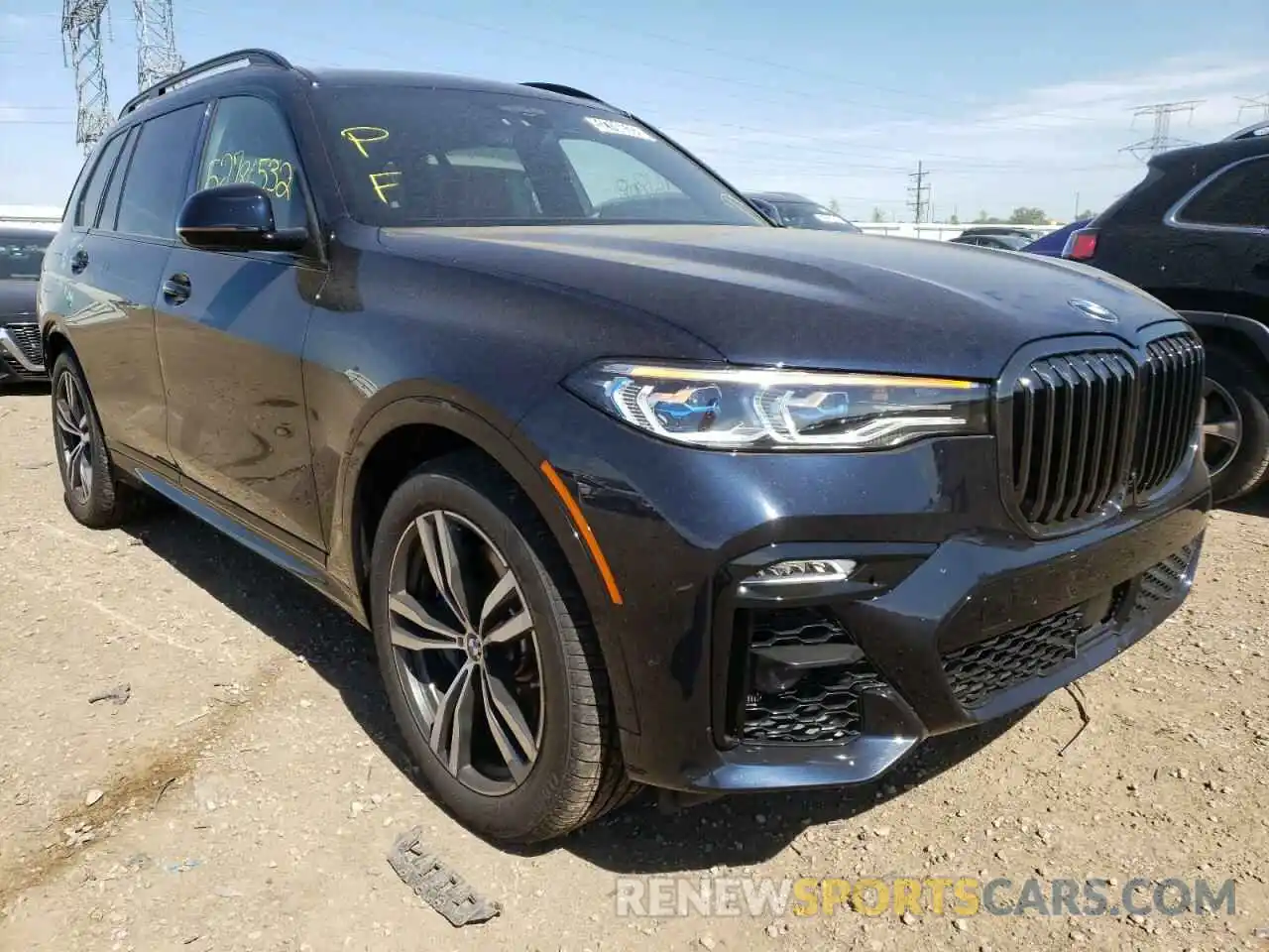 1 Photograph of a damaged car 5UXCX6C0XN9K65419 BMW X7 2022