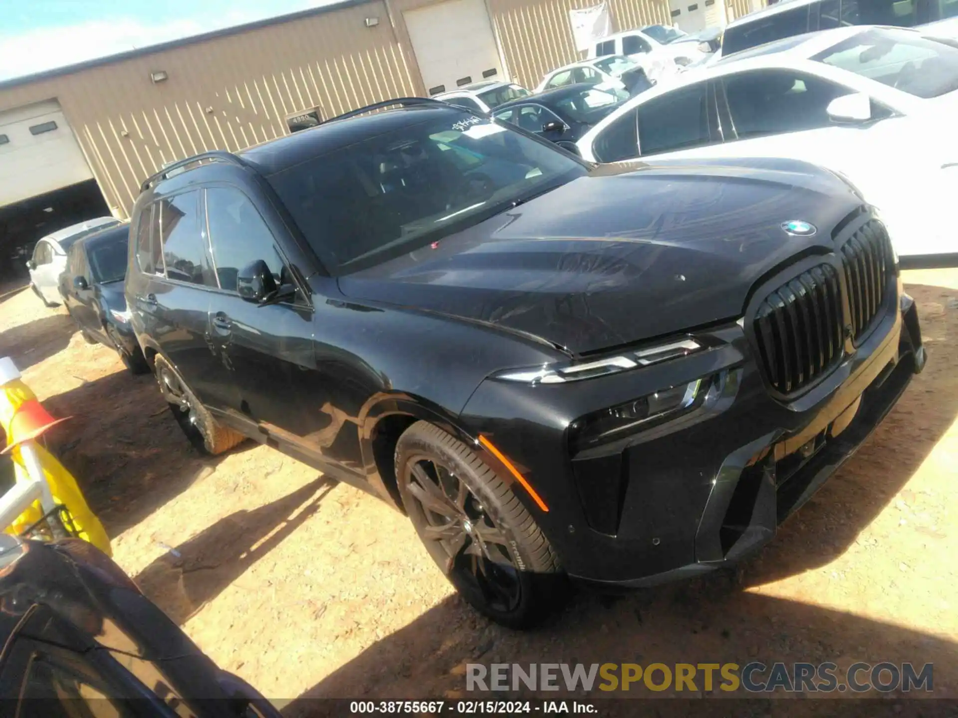 1 Photograph of a damaged car 5UX23EM04R9U24344 BMW X7 2024