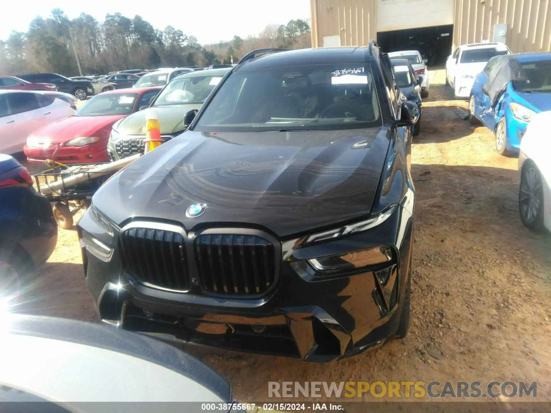 12 Photograph of a damaged car 5UX23EM04R9U24344 BMW X7 2024