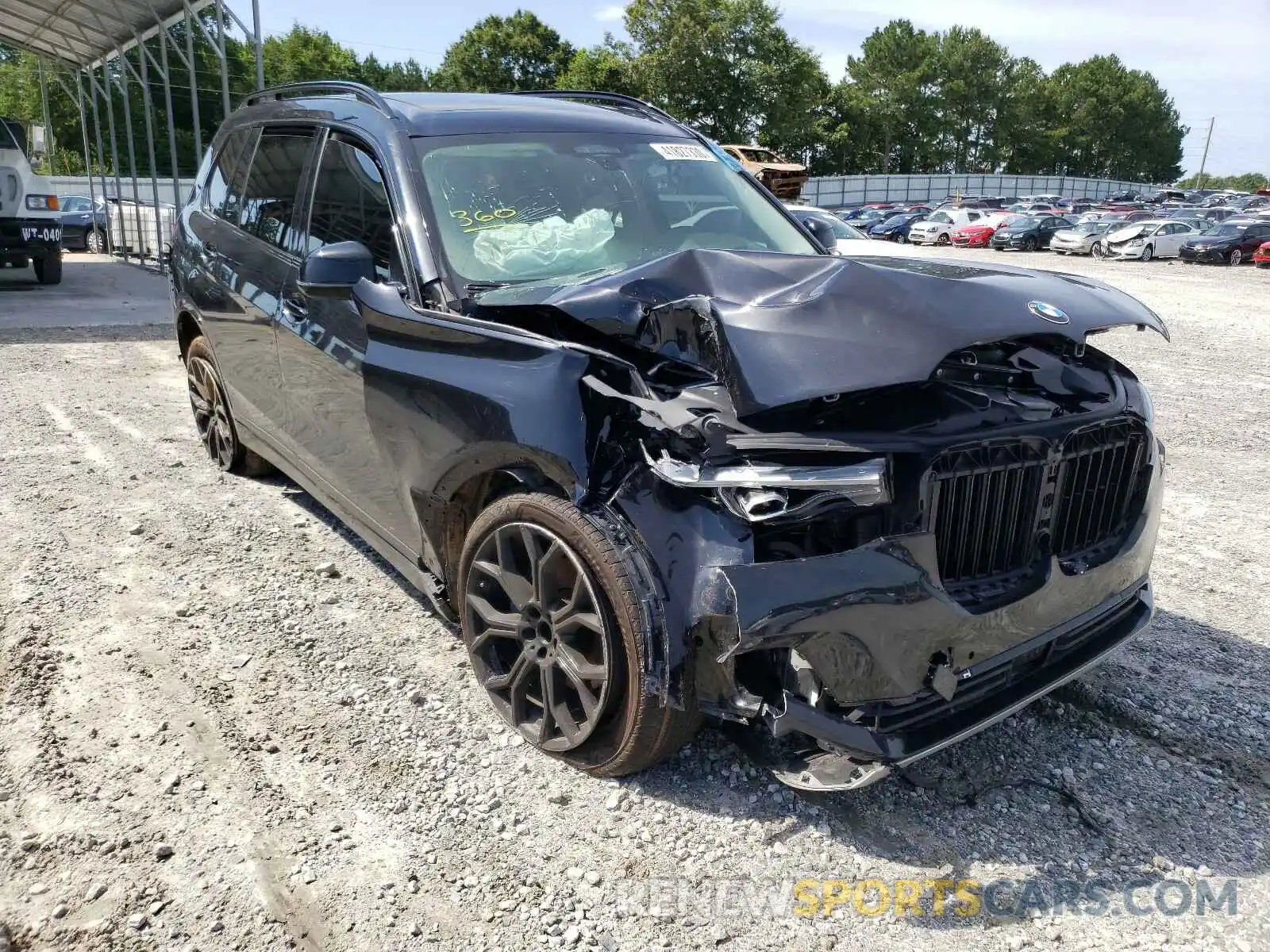 1 Photograph of a damaged car 5UXCW2C56KLB44363 BMW X7 XDRIVE4 2019