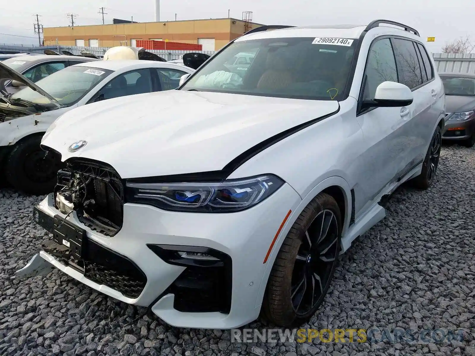 2 Photograph of a damaged car 5UXCW2C59KL084317 BMW X7 XDRIVE4 2019