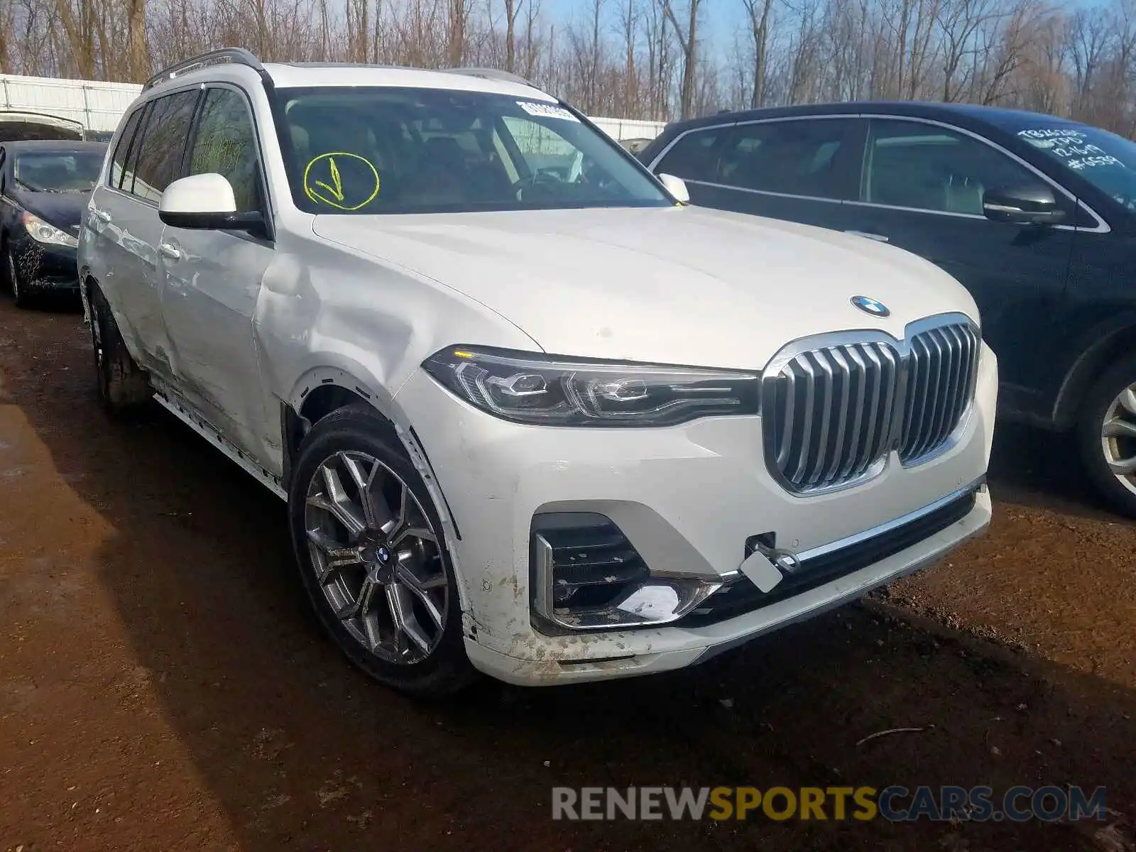 1 Photograph of a damaged car 5UXCW2C04L9B03054 BMW X7 XDRIVE4 2020