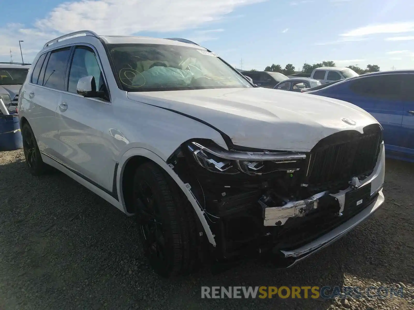1 Photograph of a damaged car 5UXCW2C06L9B48223 BMW X7 XDRIVE4 2020