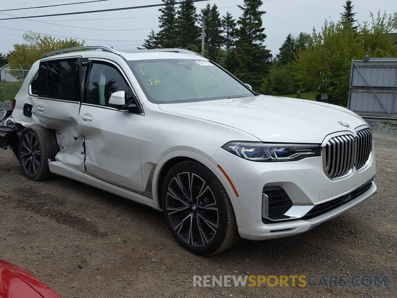 1 Photograph of a damaged car 5UXCW2C08L9A00106 BMW X7 XDRIVE4 2020