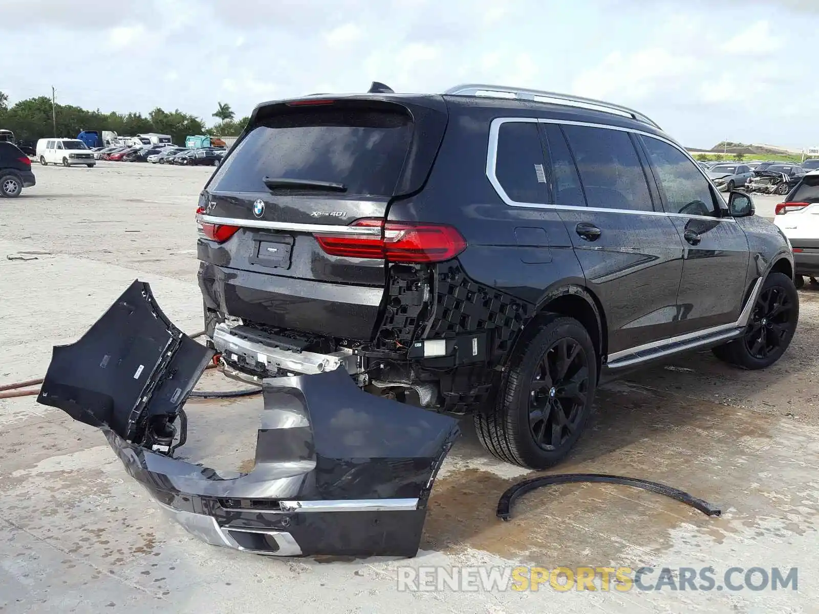 4 Фотография поврежденного автомобиля 5UXCW2C08L9B78372 BMW X7 XDRIVE4 2020