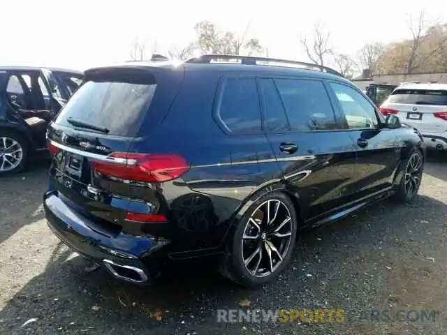 4 Фотография поврежденного автомобиля 5UXCX4C51KLS39015 BMW X7 XDRIVE5 2019